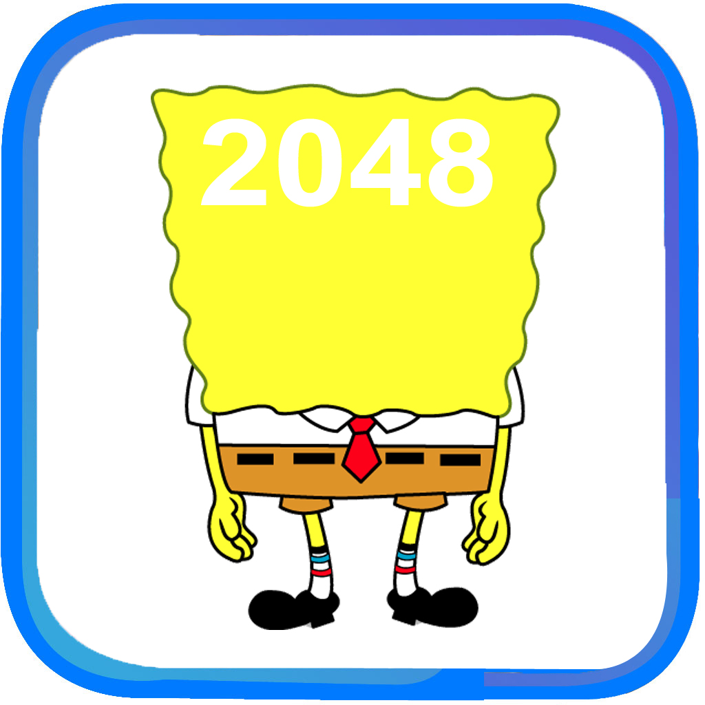 2048 Spongebob Edition icon.