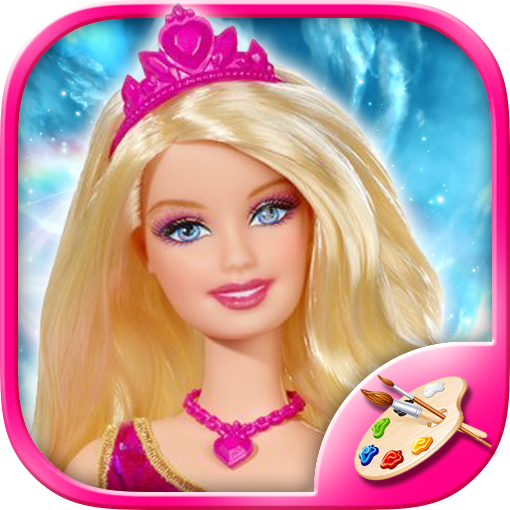 Princess Coloring Book   20 Games in 20 puzzle, doodle, paint and ...