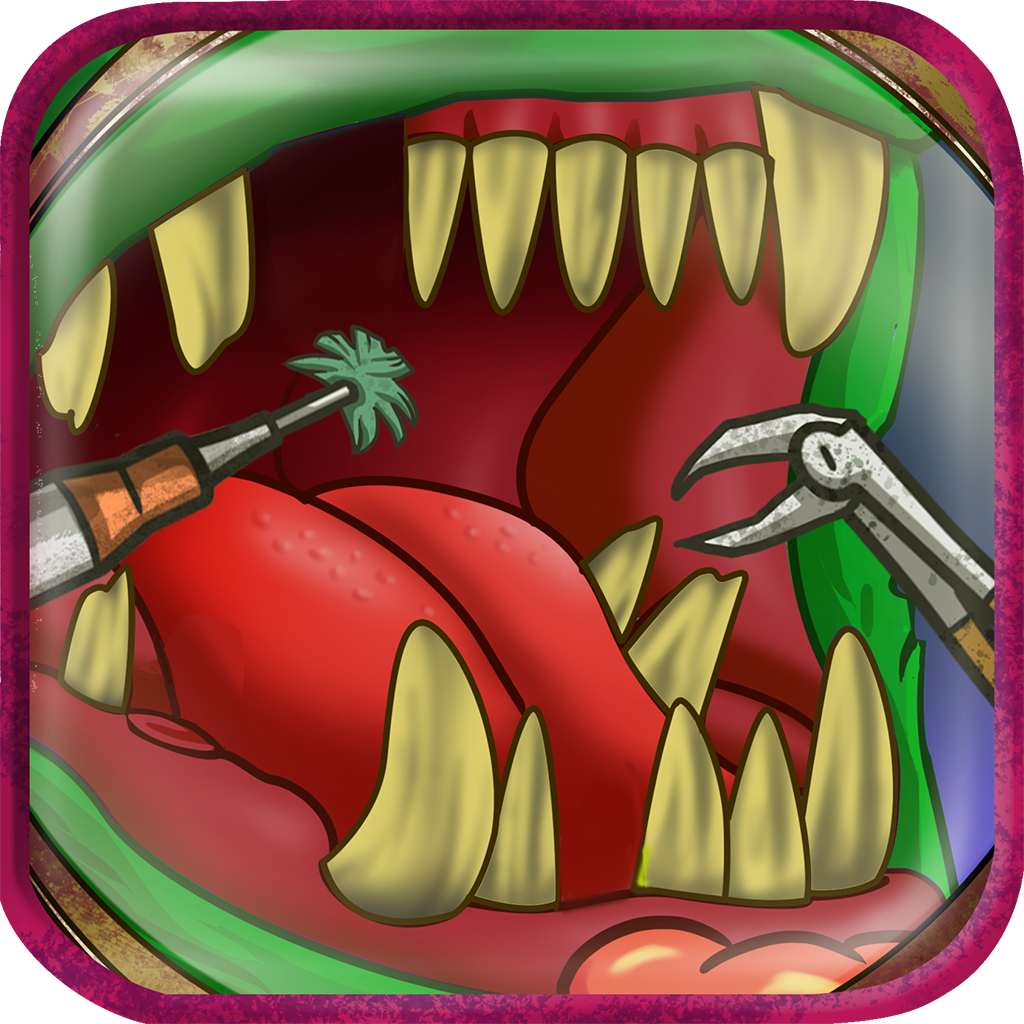 Zombie Dentist - Monster Surgery, Teeth Game (HD Free) icon