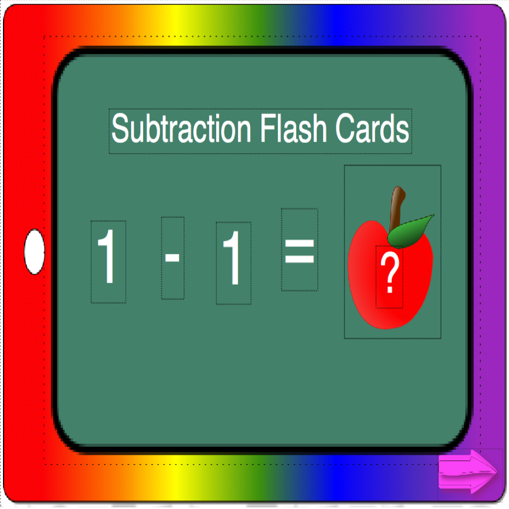 Subtraction Flashcards for Tots