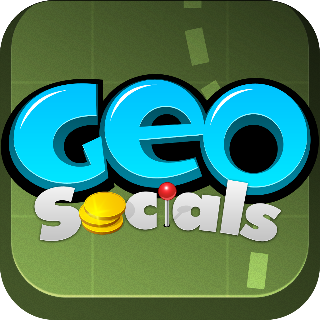 Geo Socials for iPhone - Play. Win. Socialize. icon