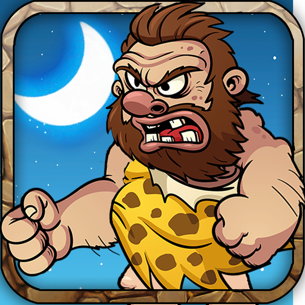 Caveman Escaping Jungle Heat Jump icon