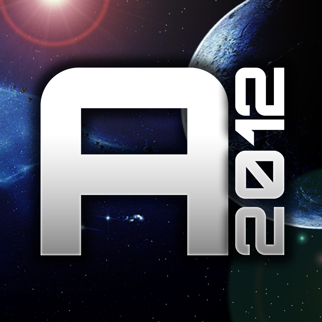 Asteroid 2012 3D icon