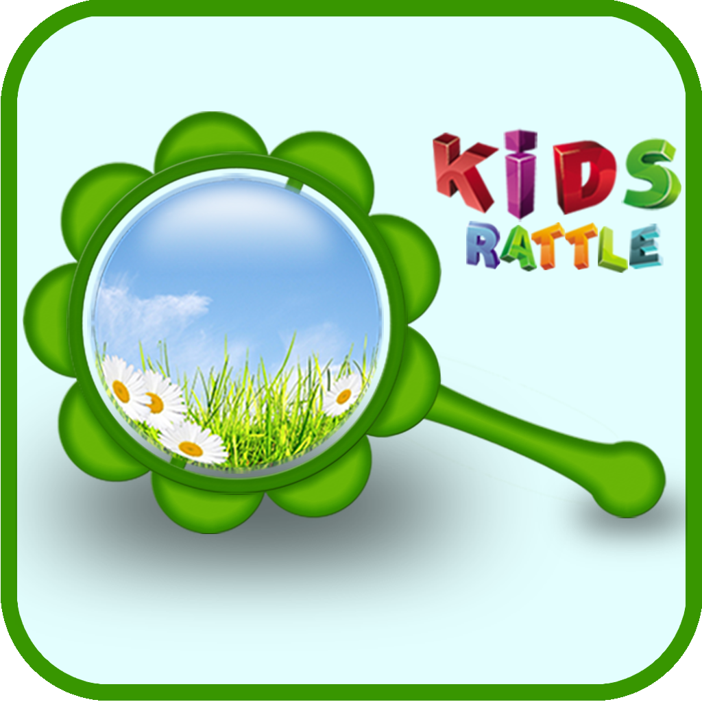 Meadow baby rattle - funny game for infant with rhythmic sounds