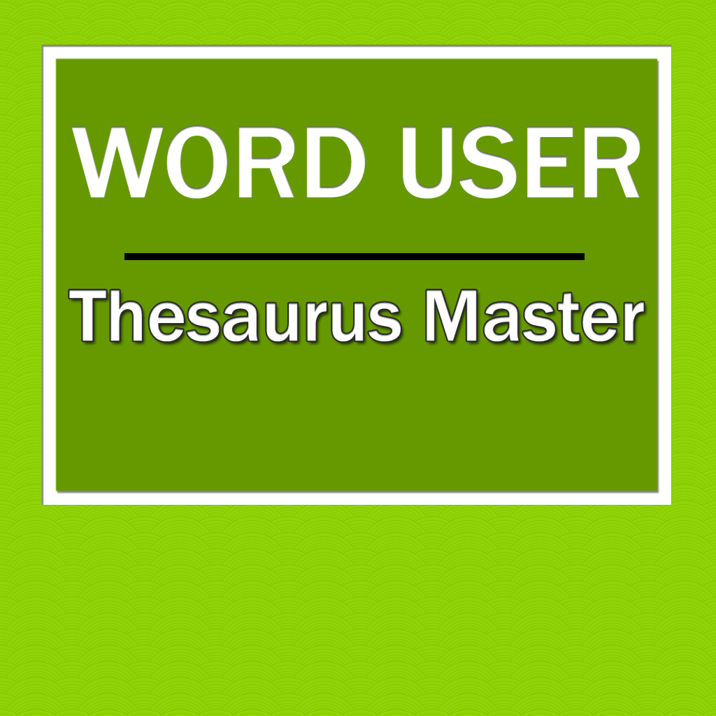 Word User: Thesaurus Master icon