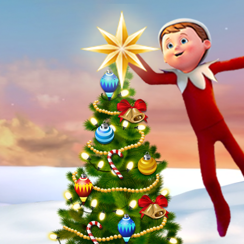 Decorate the Christmas tree with Elf on the Shelf®, Christmas Game icon