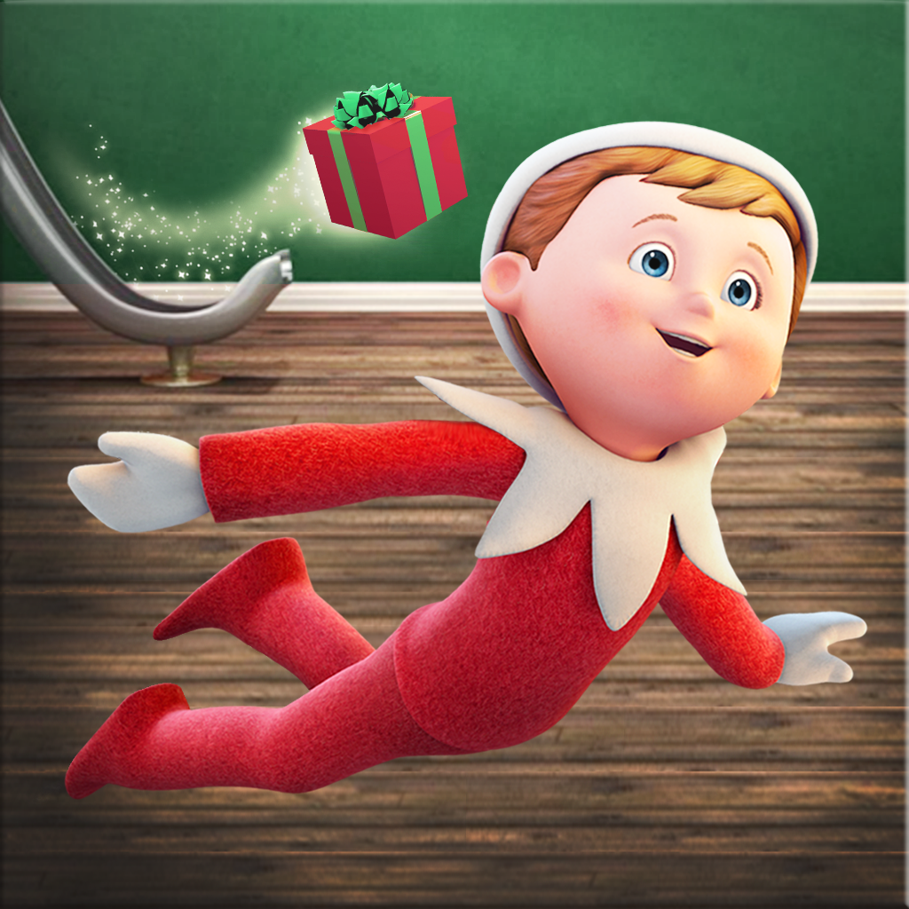 Slide-n-Glide- Elf on the Shelf - Christmas Game