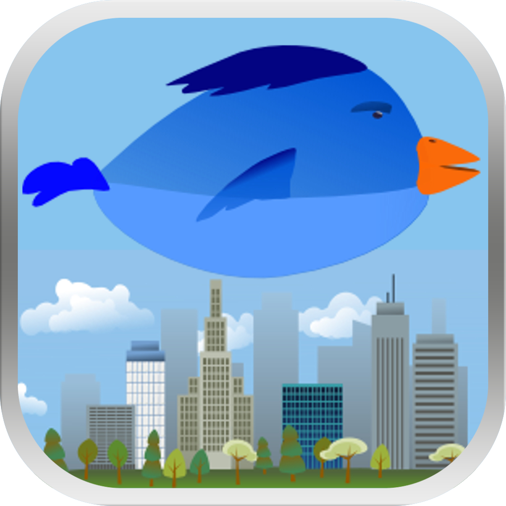 Tiny Blue Bird - Flappy Wings icon