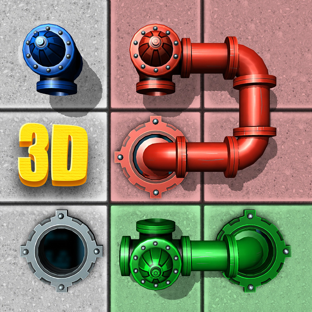 Plumber Bob: Pipes Flow 3D icon