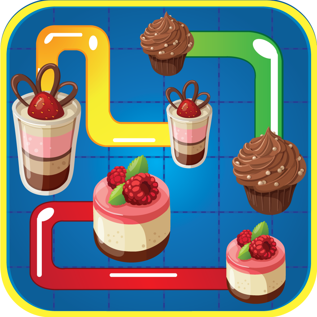 Dessert Flow – Food Puzzle Connecting Game For Boys, Girls & Kids icon