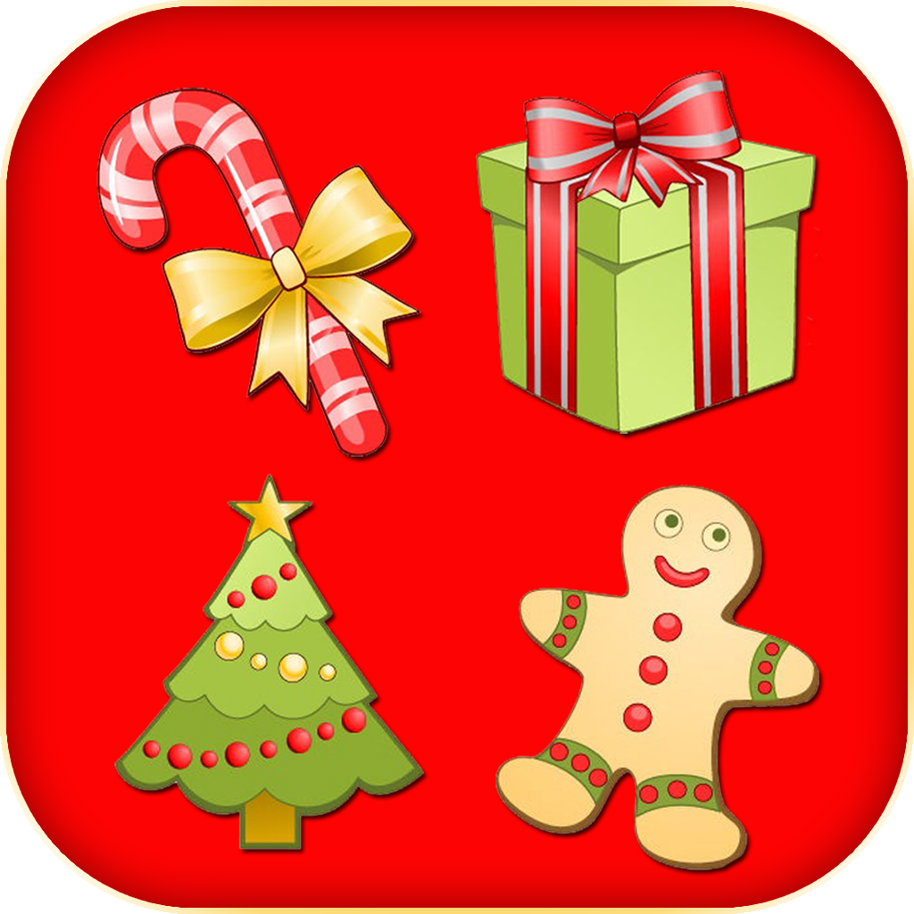 Learning shapes Christmas edition - 2 in 1 games for kids with winter elements, Santa and music