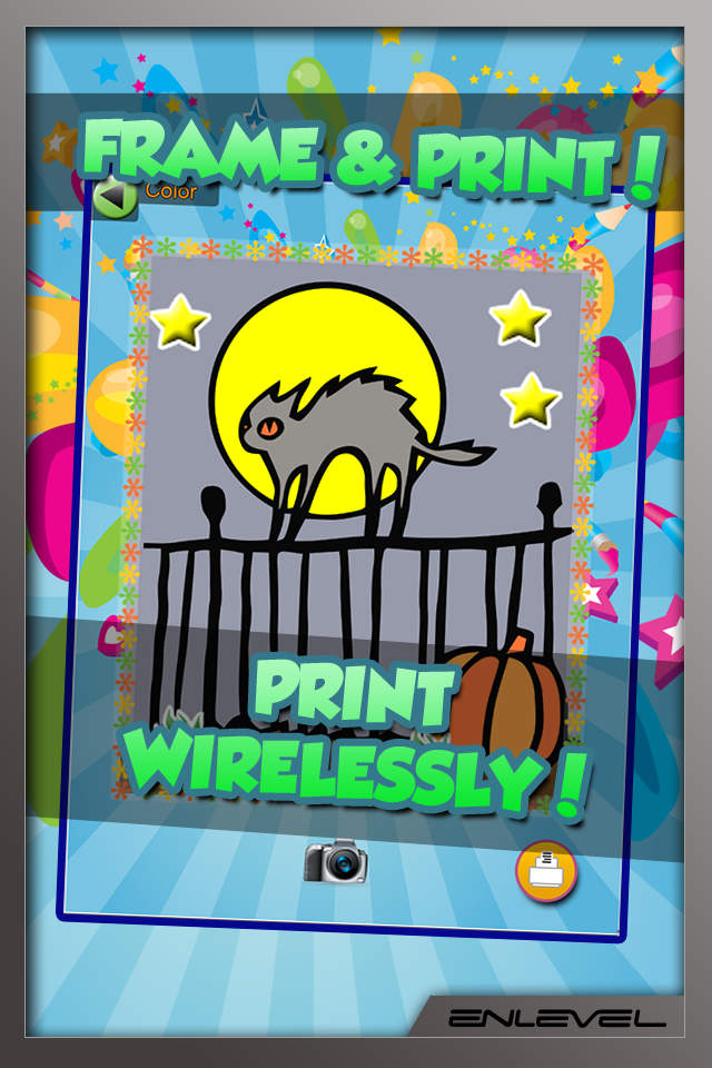 Coloring 4 Kids - Kids Coloring Book with Grading Feature, Voice Feedback, Stickers, and Picture Frames screenshot-3