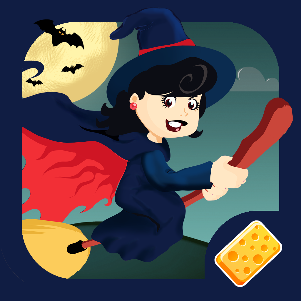A Scary Salem Witch Racing Free - Spooky Halloween Game in Cemetery