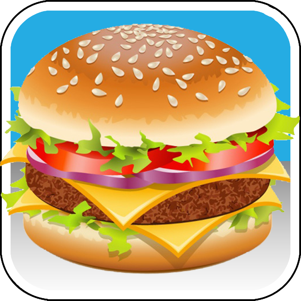 Hamburger Fastfood Connect Puzzle icon