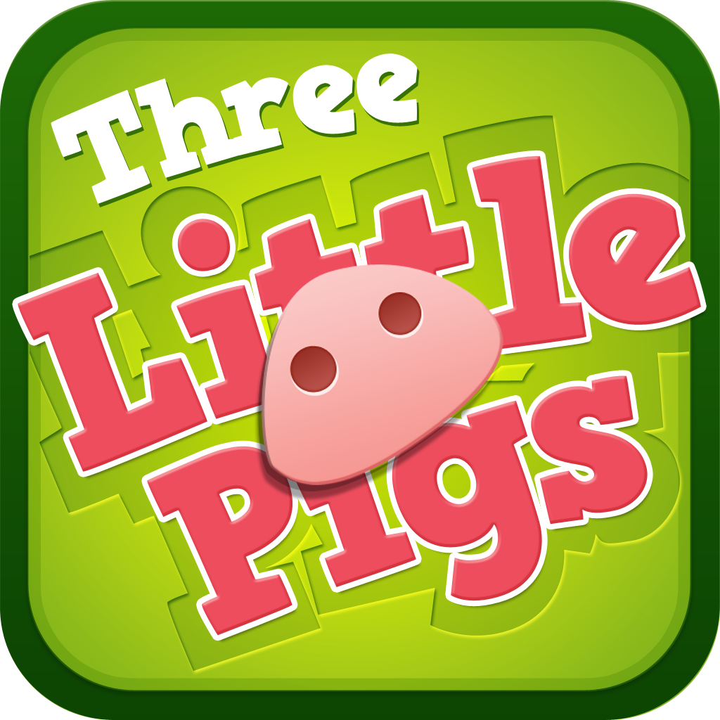 Three Little Pigs - book for kids icon