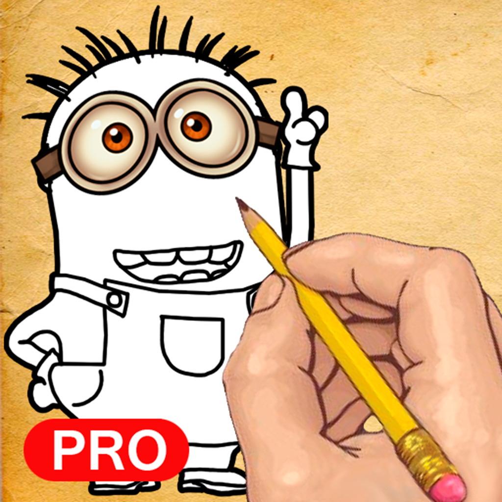 How to Draw: Despicable Me 2 edition Minions PRO for iPad