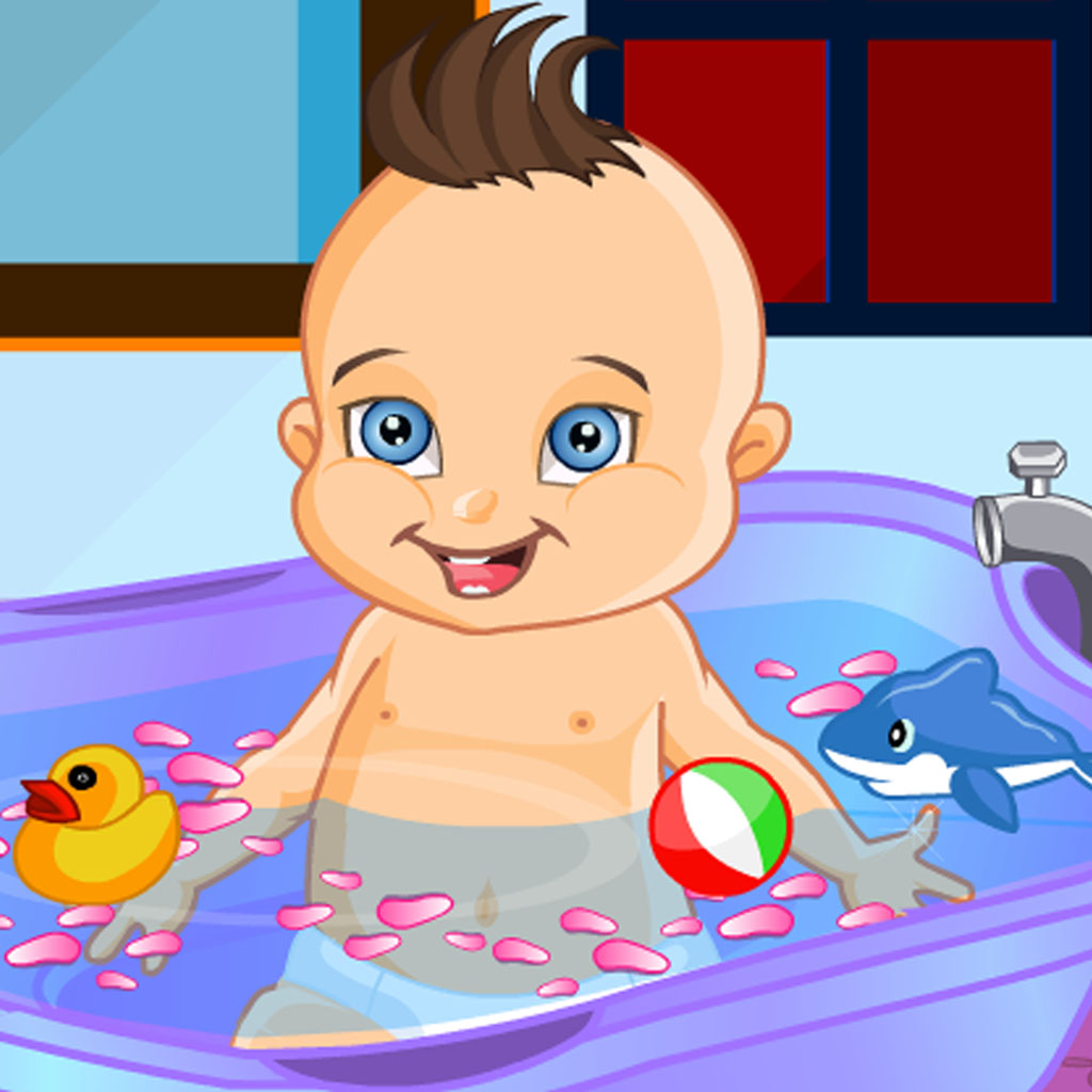 Cutie Baby Bathing