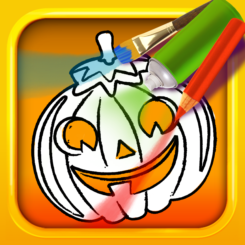 Color & Draw Halloween: coloring book for kids