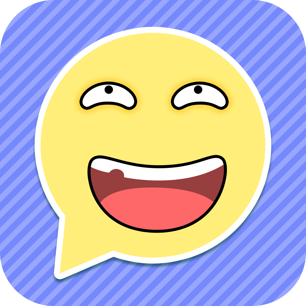 A+ Emoticon Stickers Free - Funny Emoji Chat Icons App icon