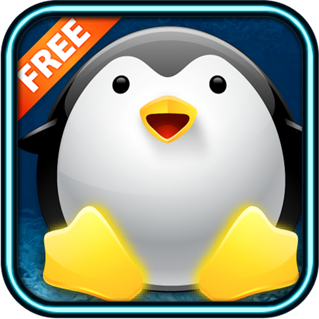 Penguin Fall Lite HD icon