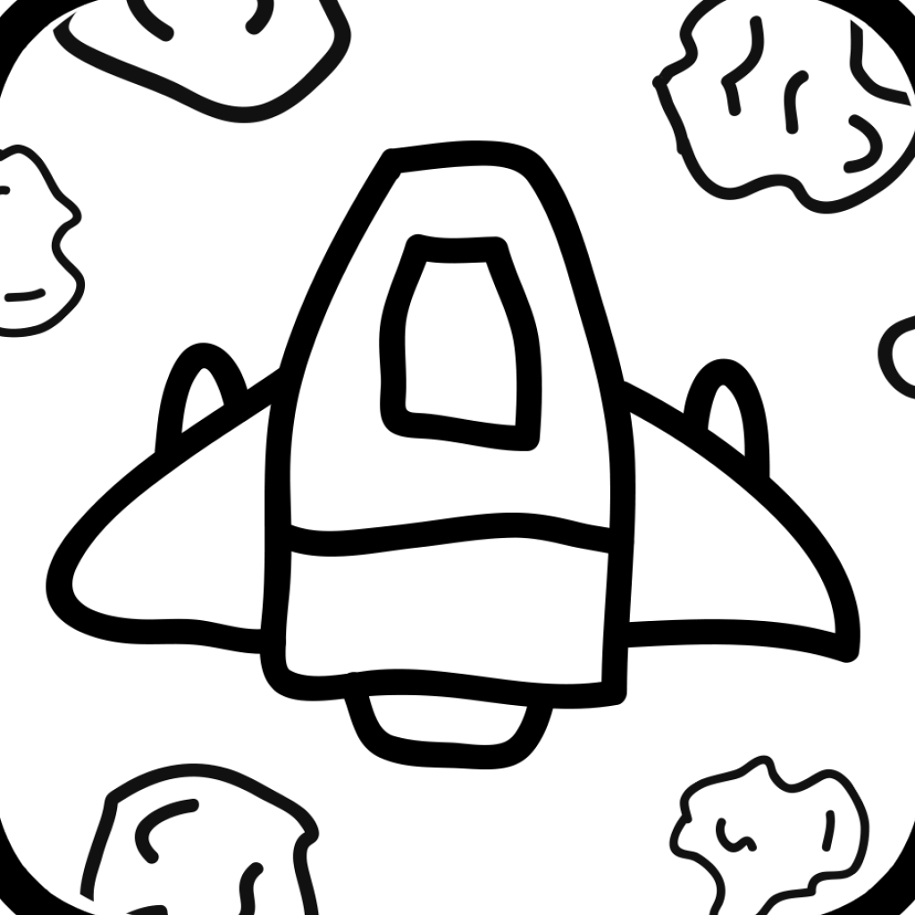 Draw Space Rider - A Very Special Free Flying Shooter Game In Your Pocket