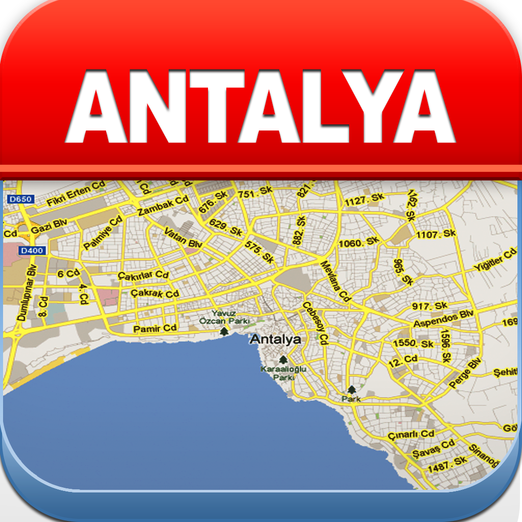 Antalya Offline Map - City Metro Airport