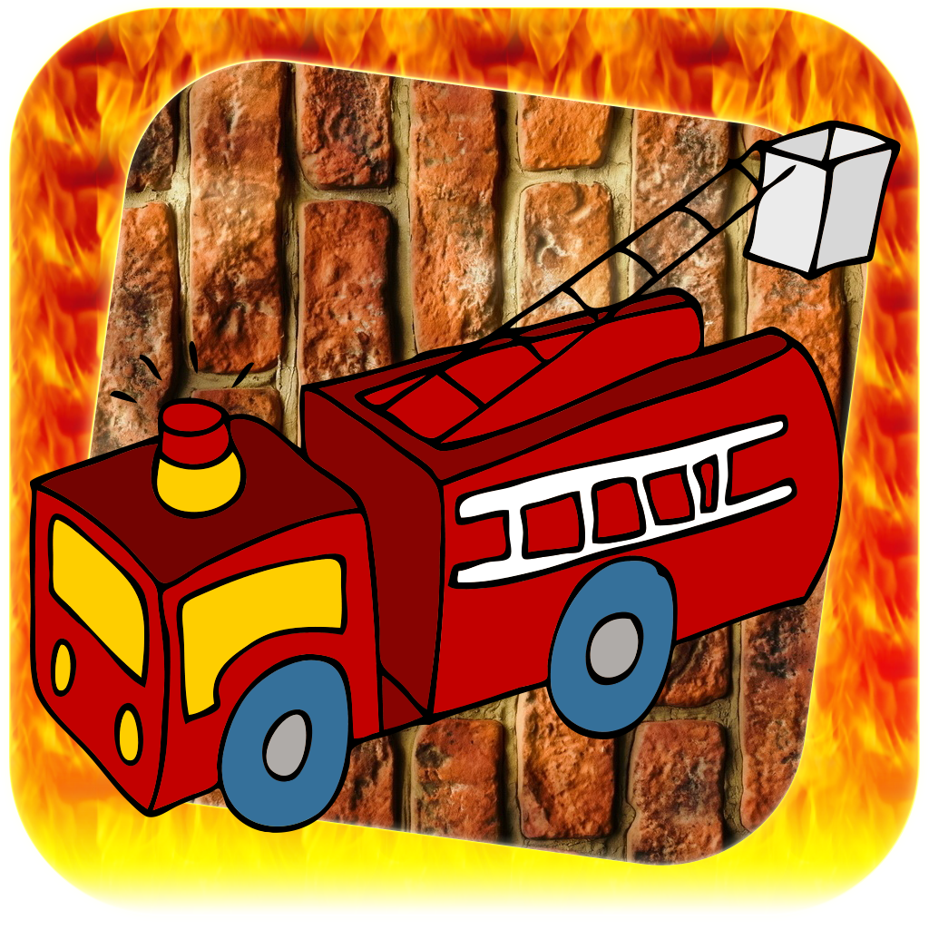 Doodle Fire Truck Escape - City on Fire icon