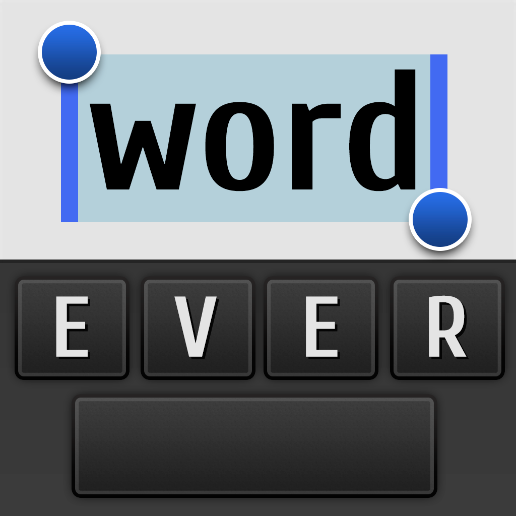 WordEver - text editor with Redesigned Keyboard