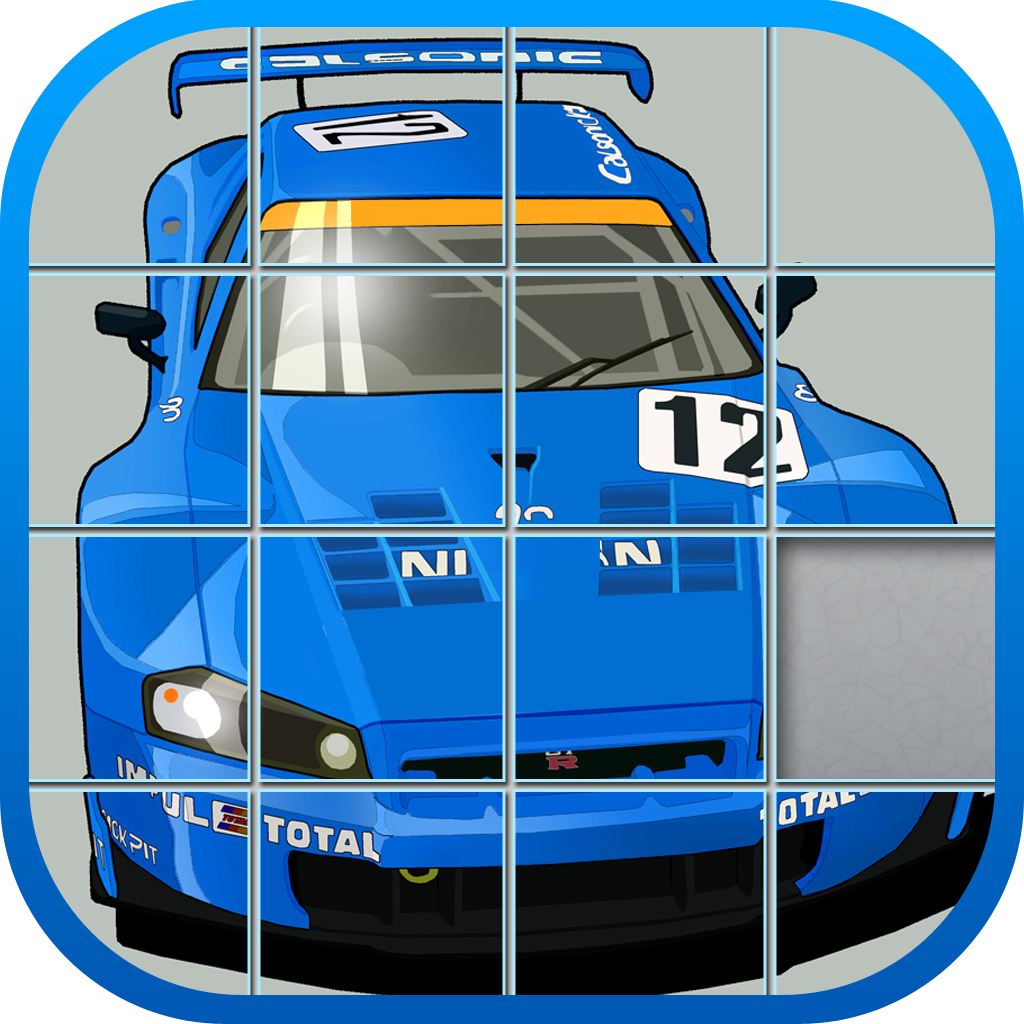 Super Sports Car Drag Racing Pics - Cool Jigsaw Puzzle Game for Boys FREE icon