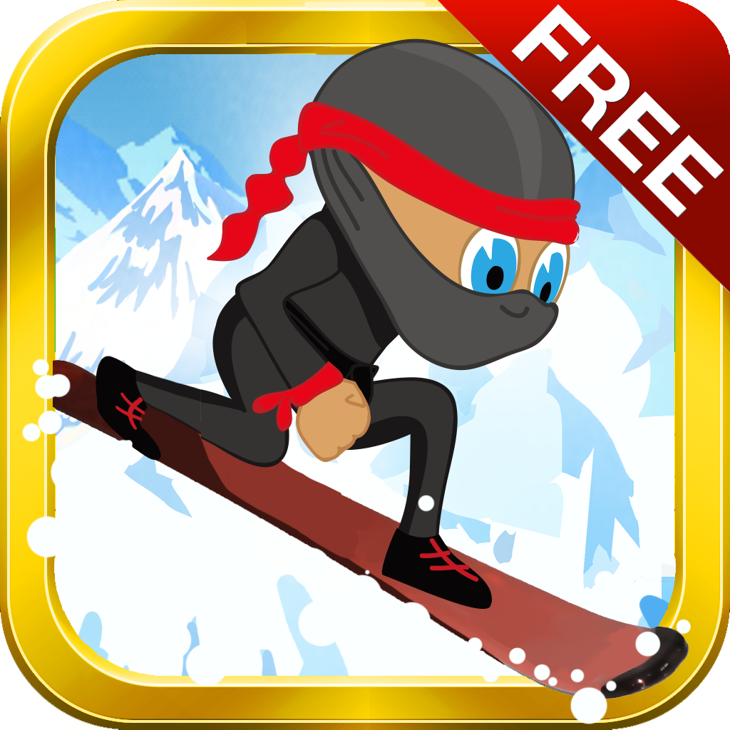 Insane Snow Board Racing Free icon