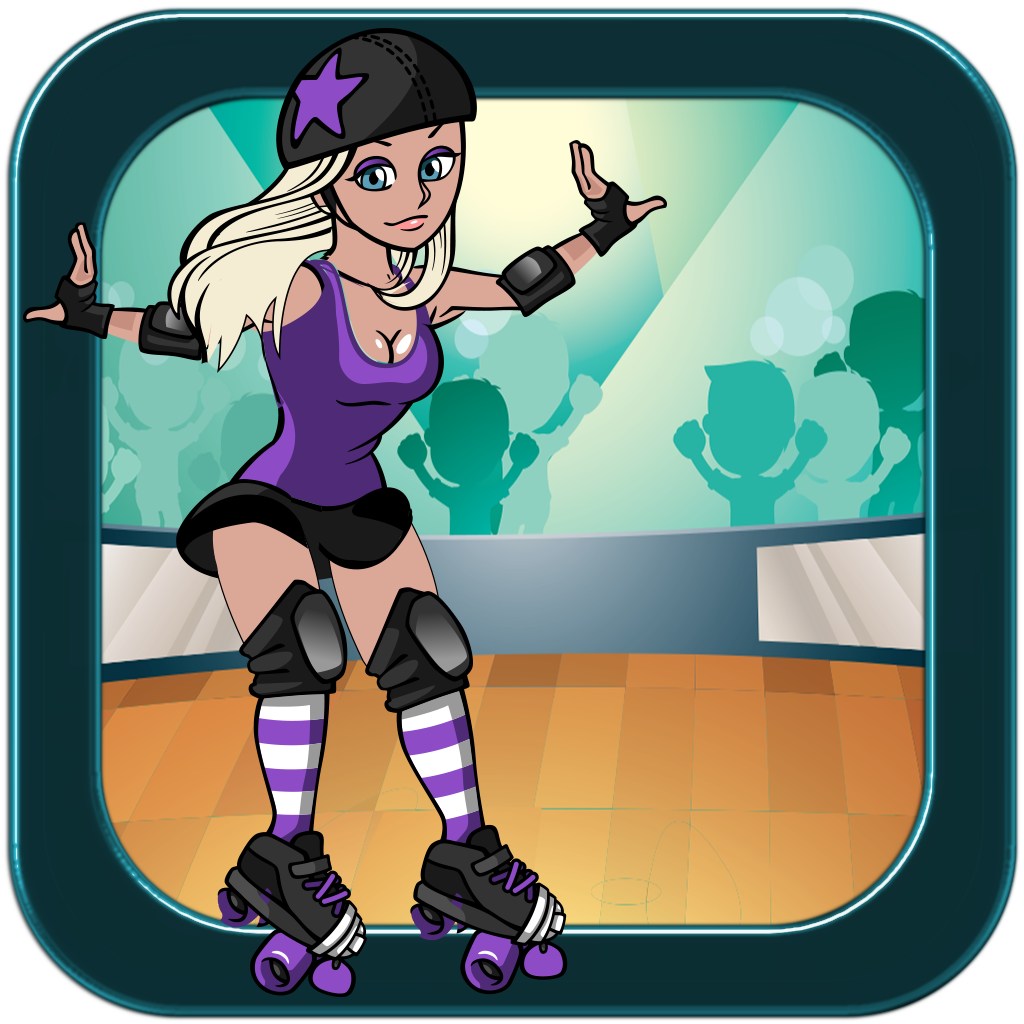 A Roller Derby Wipeout Skating Game - Full Version icon