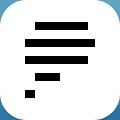 A note taking app that allows you to manipulate text in a satisfying new way