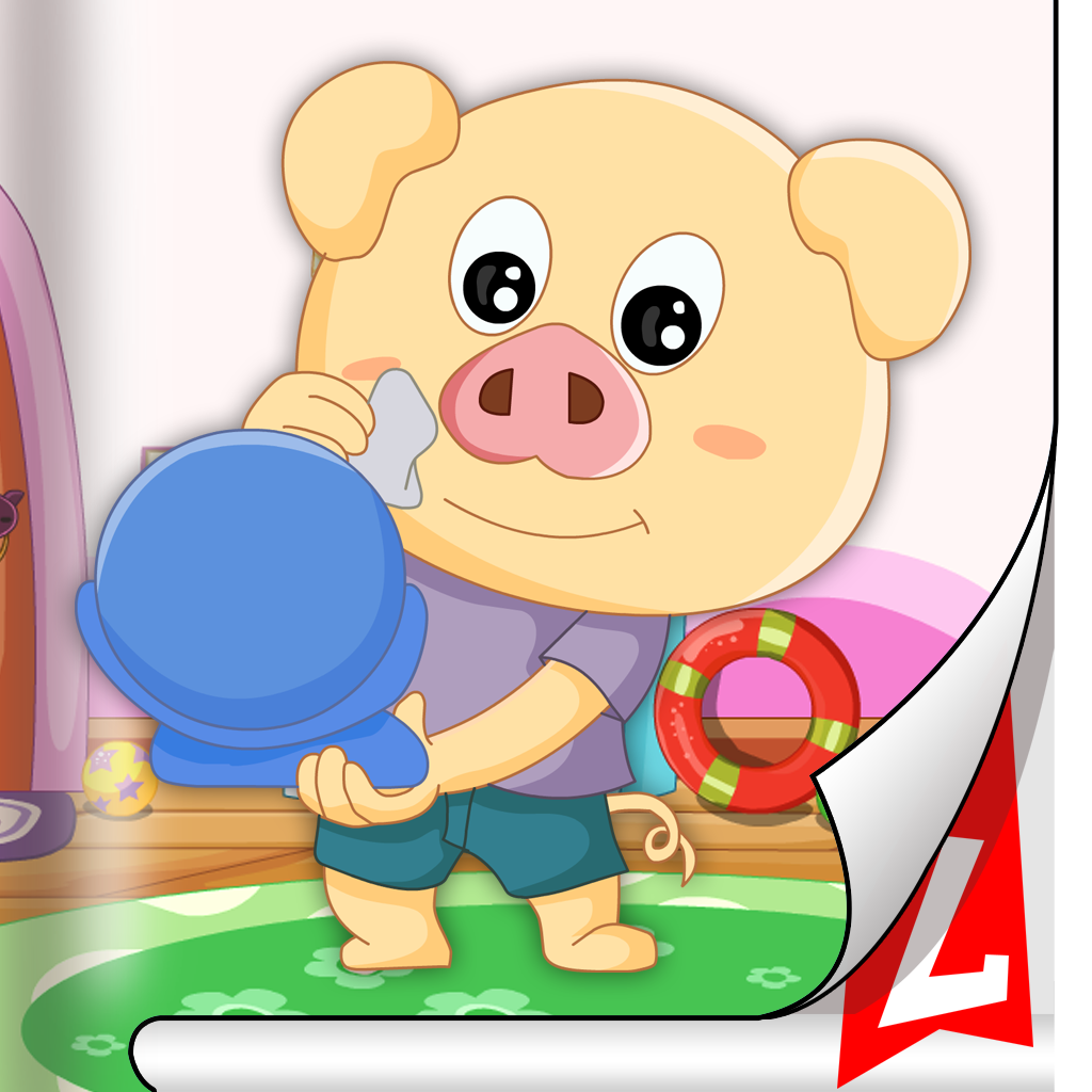 Little Piggie and His Mirror - Children's Favorite Stories - LivenBooks icon