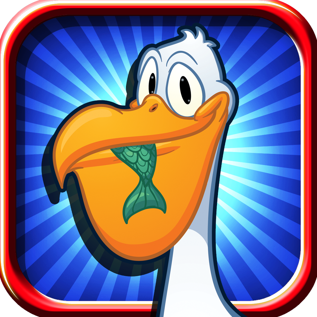A Hungry Pelican Drop Fish Catching Game - Full Version icon