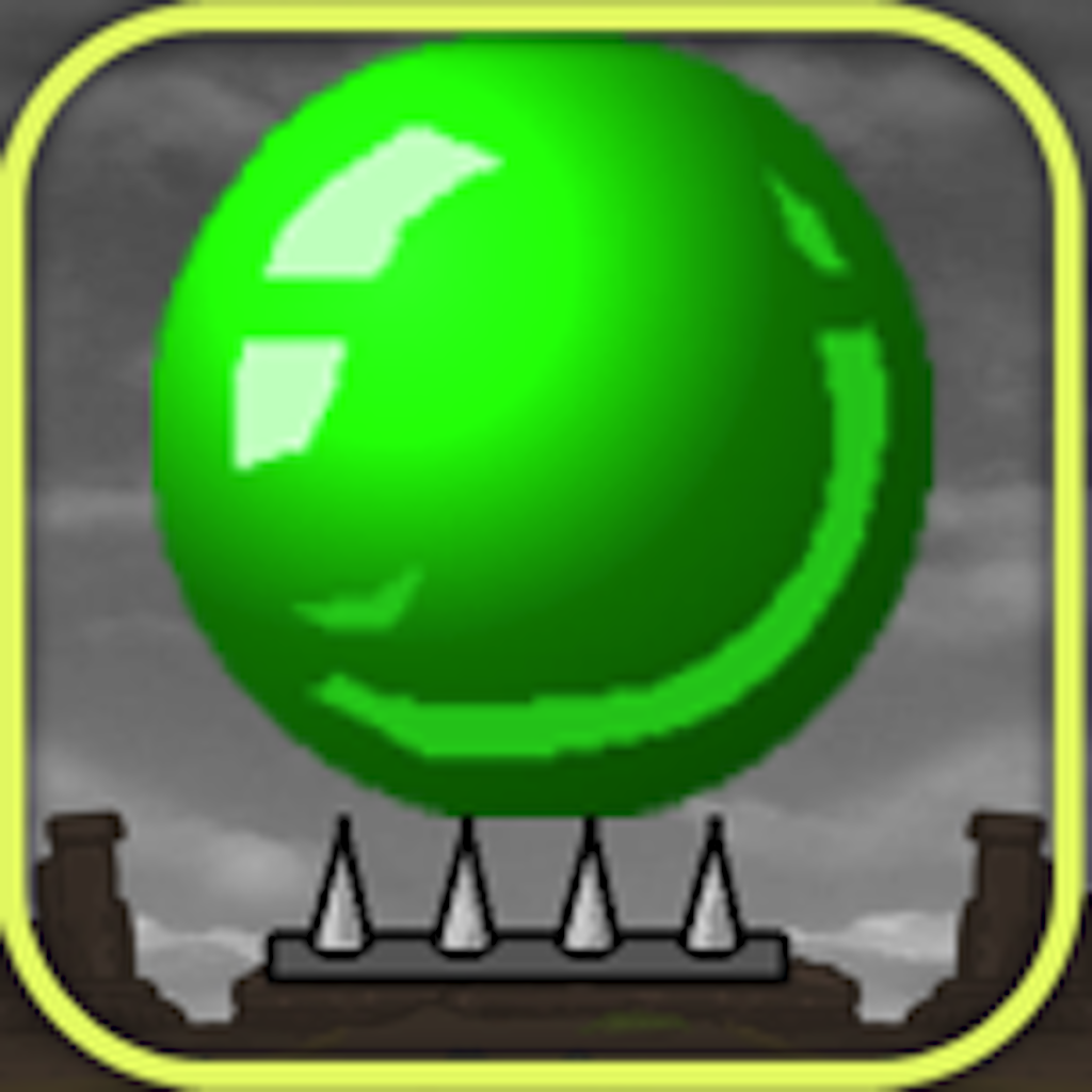 Green Bouncing Ball Spikes! icon