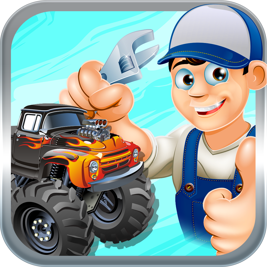 Monster Truck Mechanic – Kids auto salon and vehicle repair shop