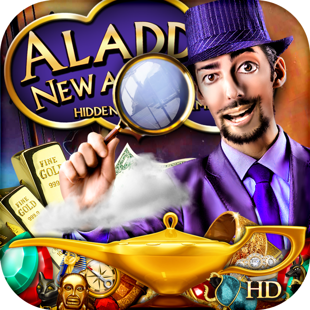 Aladdin's New Adventrue HD - hidden objects puzzle gaGm icon