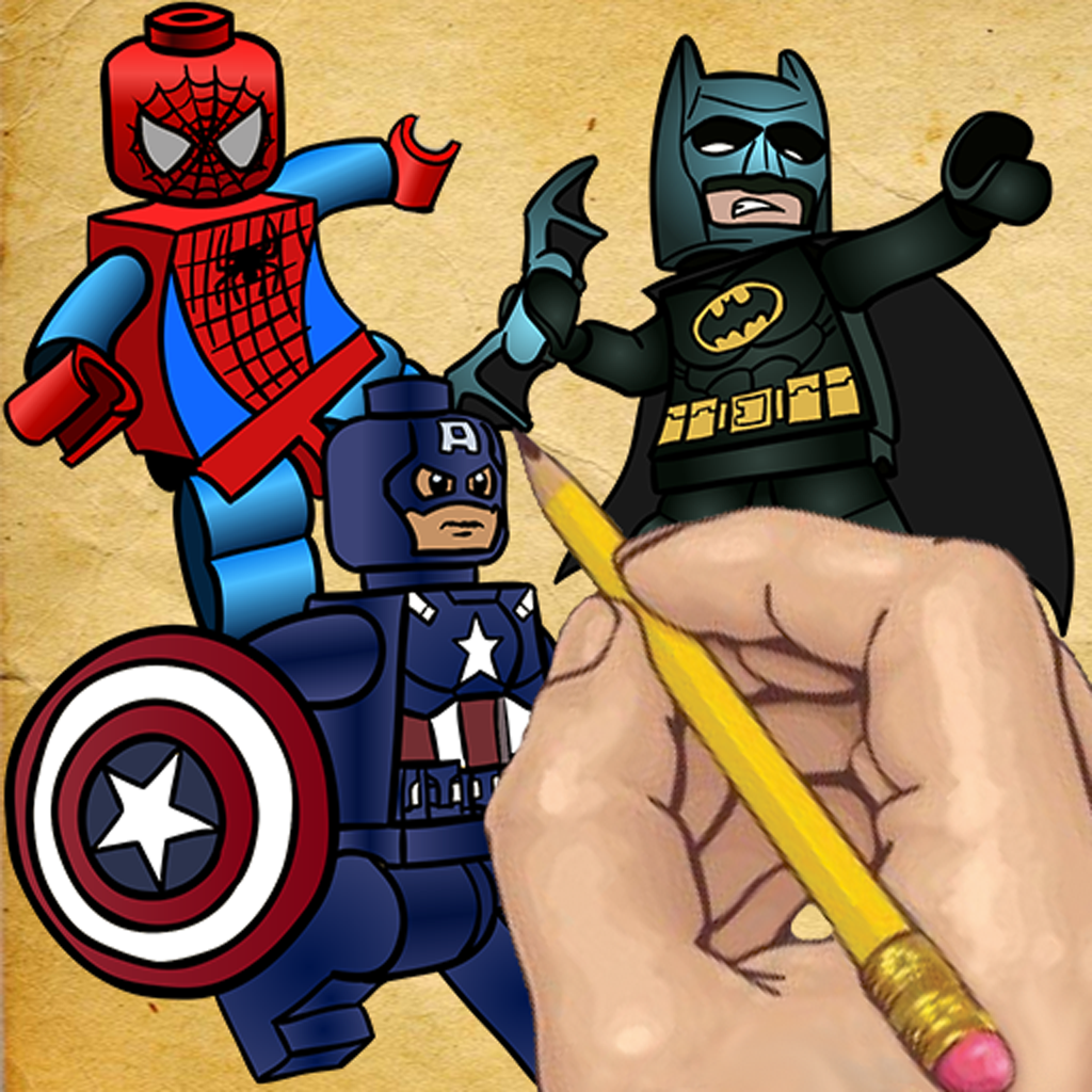 How To Draw : Superheroes for Lego icon