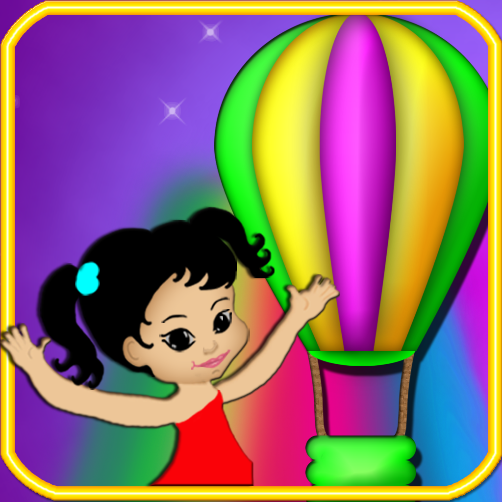 Colors Balloons Ride - Fun Colors Balloons Kids Simulator Advanture In The Sky 3D icon