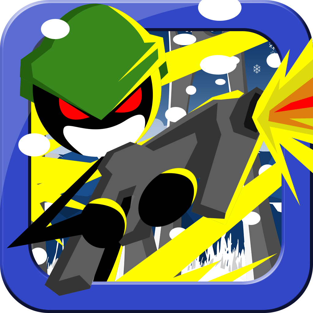 Arctic Stickman Sniper Run HD Full Version icon