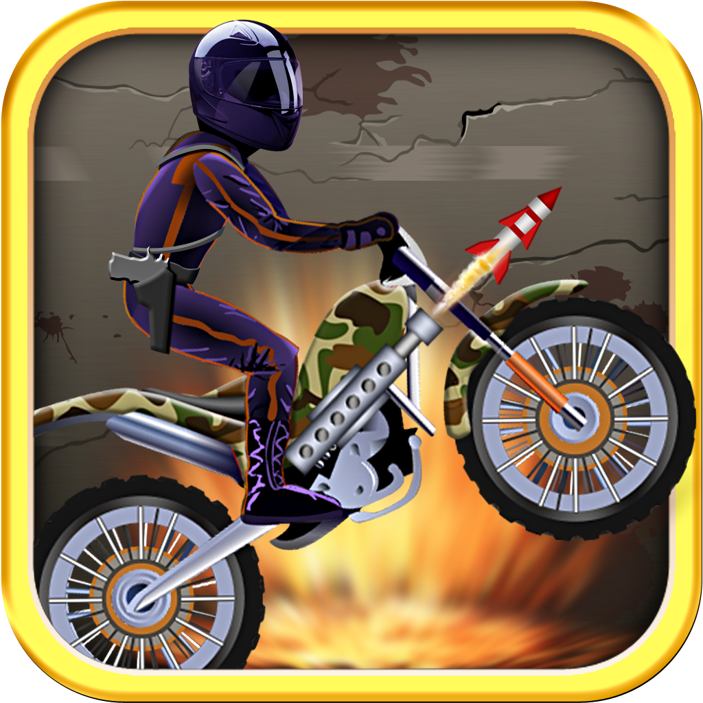 Bikes and Zombies Game Multiplayer PRO - Armor Dirt Bike Fighting Shooting Killing Games icon