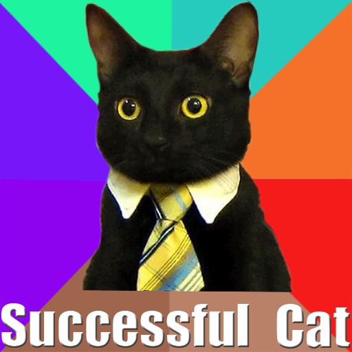 Successful Cat meme icon
