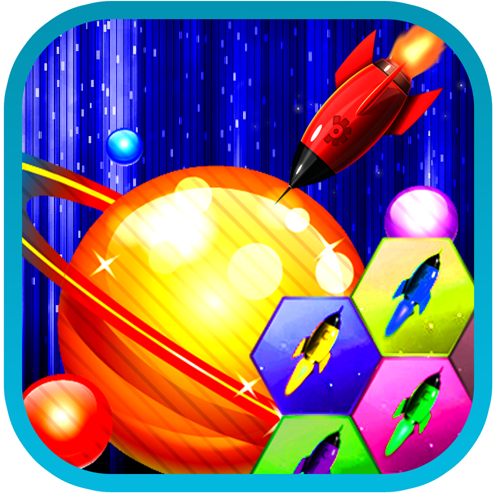 Rocket Match 3 Pro - Space Galaxy Comet Matching Blast ! icon