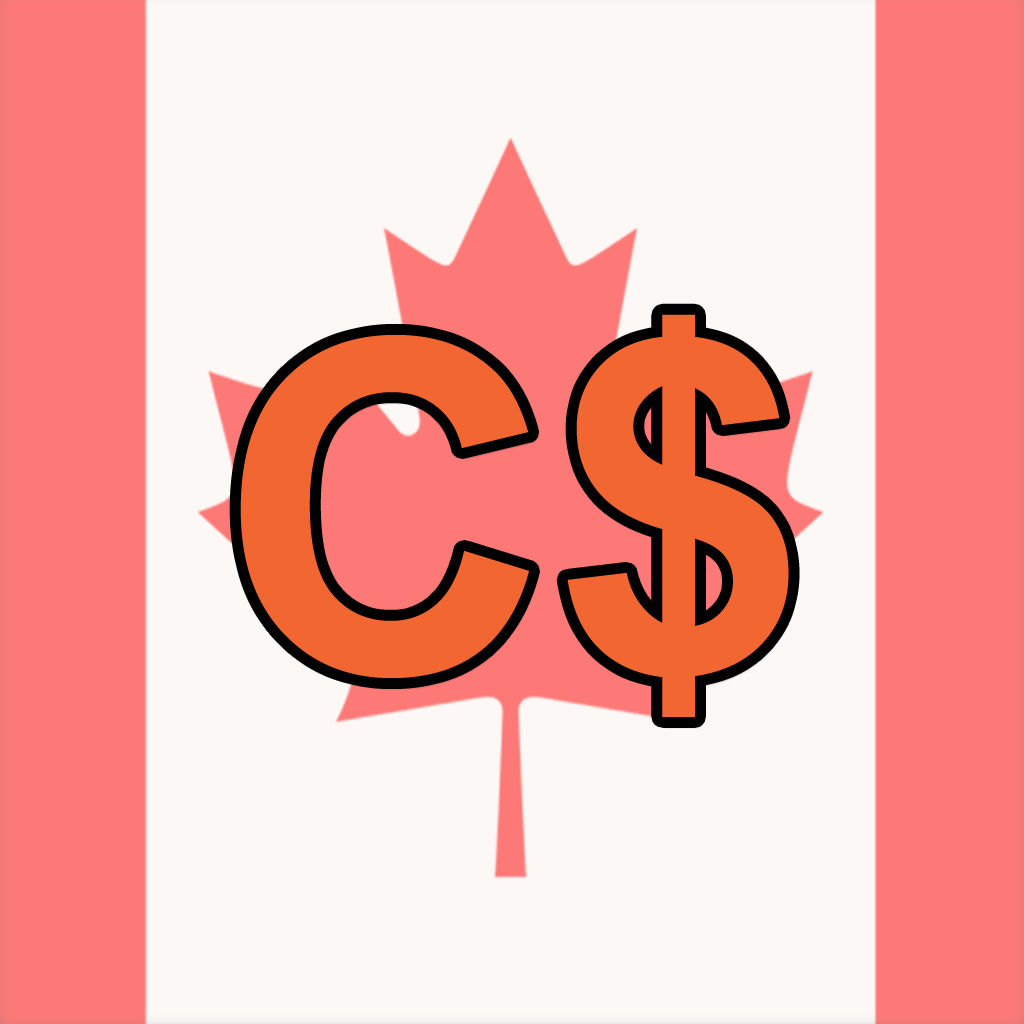 Using a Calculator to Add Up the Values of Coins and Bills (Canadian Currency) icon