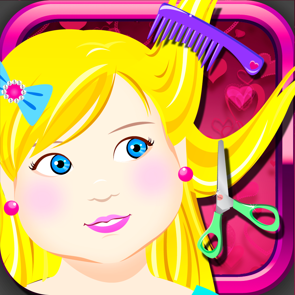 Kids Baby Hair Games Spa Salon - Fun Makeovers for Pou Girls and Boys