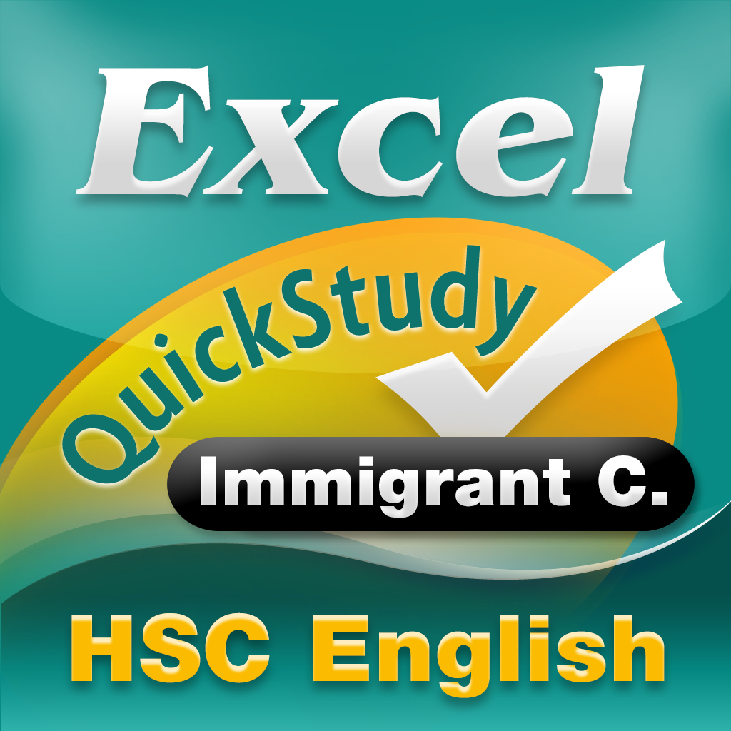 Excel HSC English Quick Study: Immigrant Chronicle icon