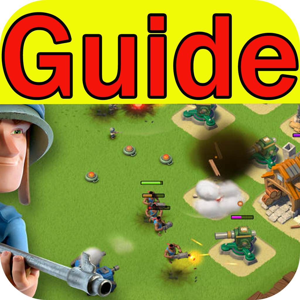 Guide for Boom Beach - Walkthrough for Buildings,Troops,Defense, Wiki,Tips & Hints,Battle Strategy & Video Guide icon