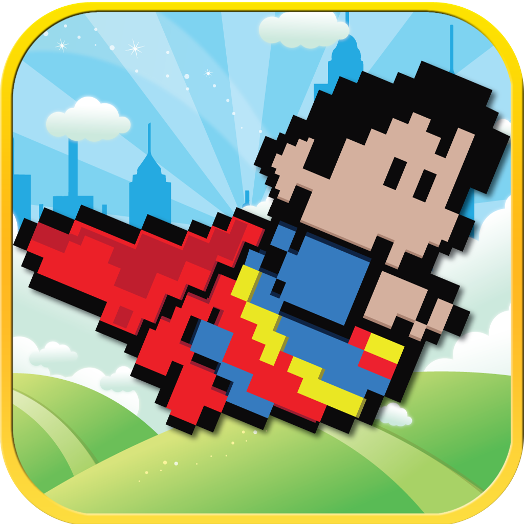 Flappy SuperHero Adventure Game icon