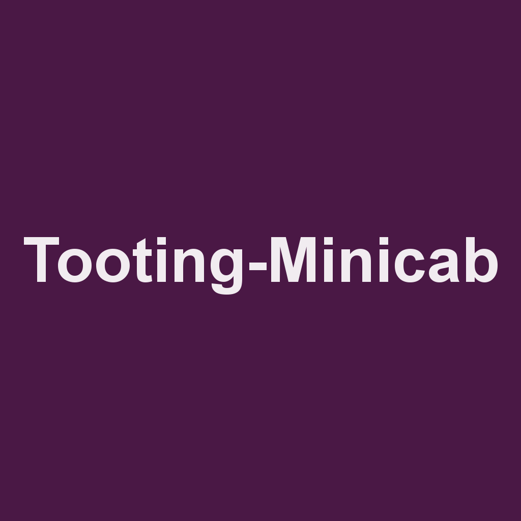 Tooting-Minicab