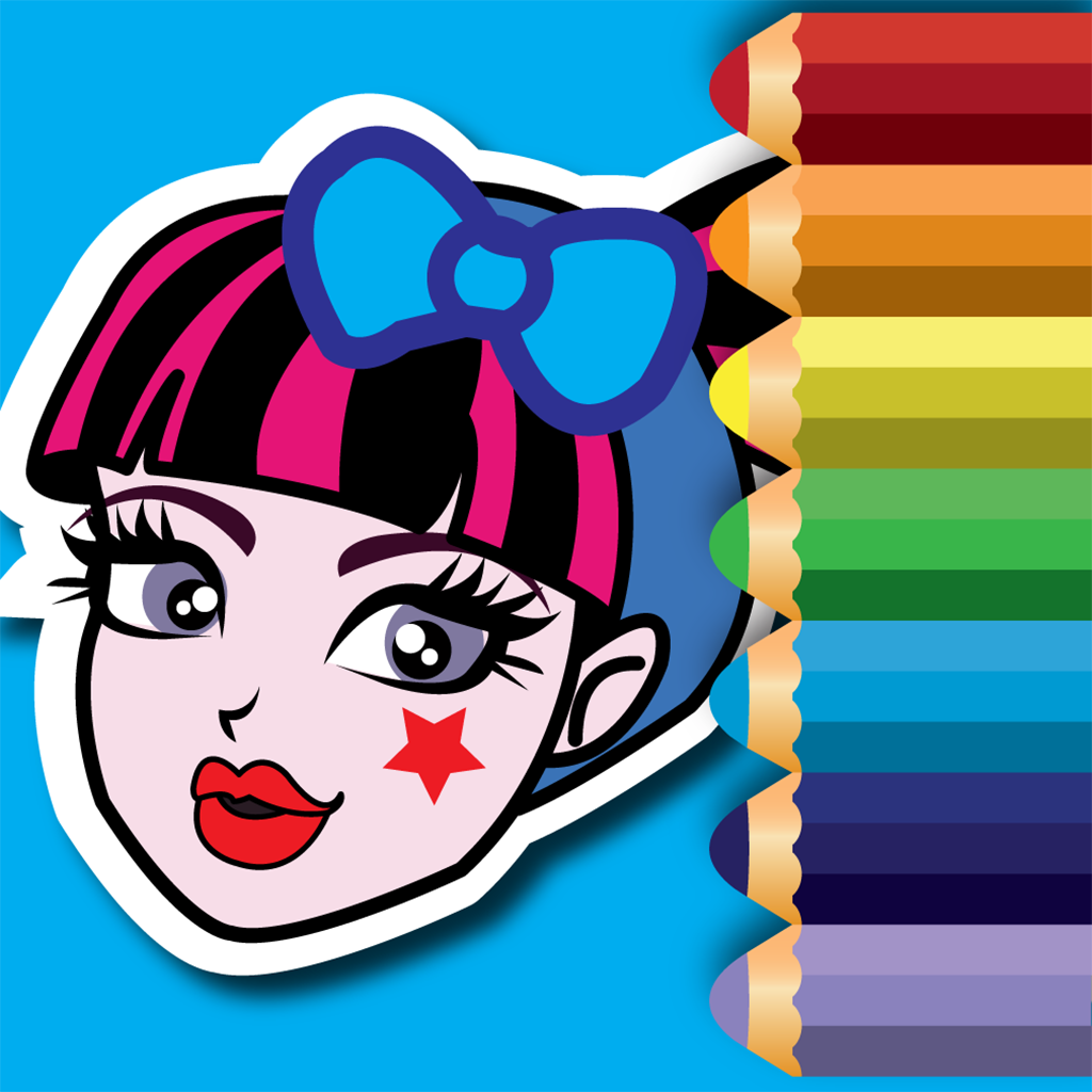 Coloring Book for Monster High Edition (Unofficial Version)